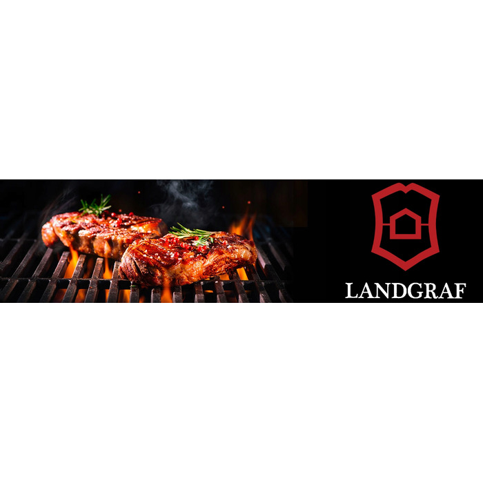 Вугільний гриль LANDGRAF, 48 x 32 см
