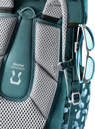 Рюкзак для школи Deuter Scula 30 л Deepsea Dots, синій