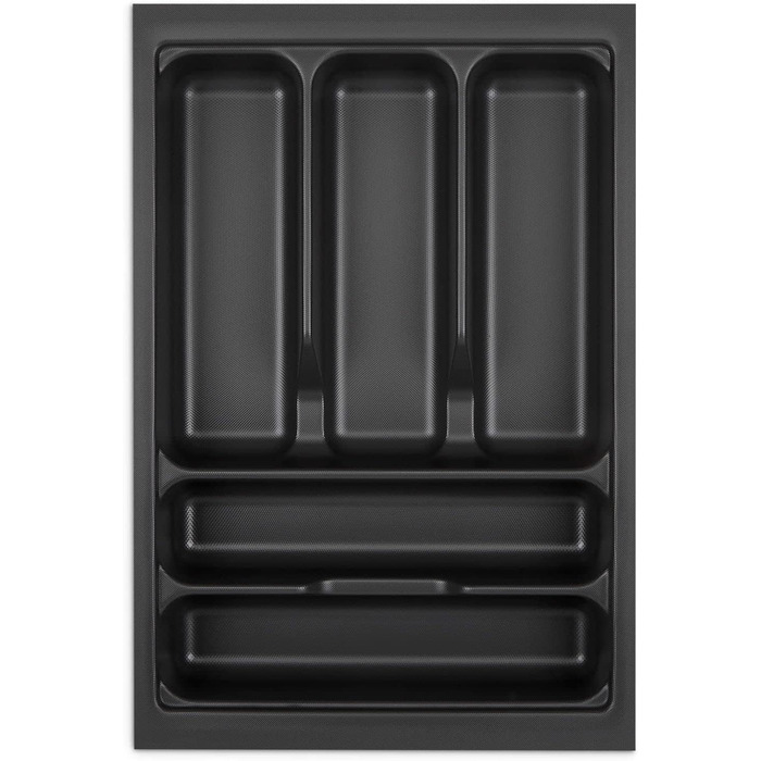 Лоток для столових приборів KÖNIG Lavagrau з перловою структурою для SO-Box, Blum Tandembox, ModernBox, ширина корпусу 300-1200 мм, розмір 319x473 мм для шафи 40 см