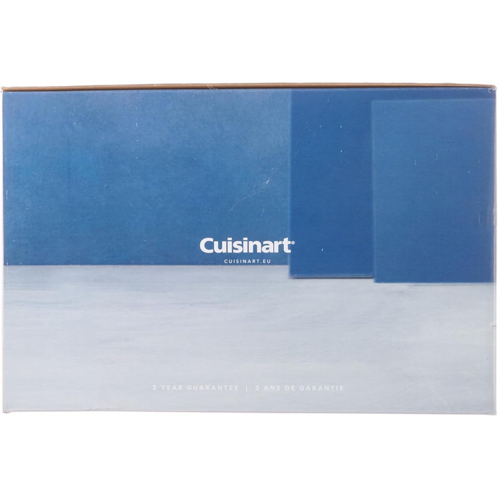 Тостер Cuisinart на 4 тостів, широкі слоти, 6 режимів, функція розморожування, для багета і бейглів, перламутровий