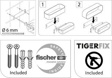 Полиця для душу Tiger 2-Store, настінна, пластикова, чорна, для ванної, монтаж на клей або шурупи, 25x11x8 см