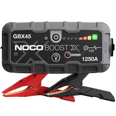 NOCO Boost X GBX45: Портативний пусковий пристрій Powerbank – 1250A, для бензинових двигунів до 6.5L та дизельних до 4.0L