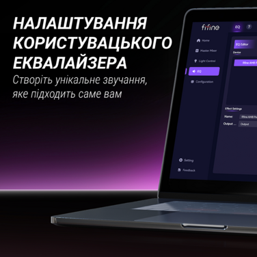 Мікрофон динамічний Fifine AM8PROT USB/XLR Black