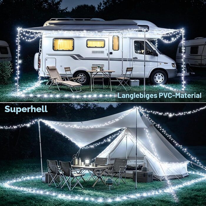 Світлодіодна гірлянда для вулиці та дому 30м, 1400 LED, водонепроникна, 8 режимів, з пультом та таймером, біле світло (для саду, тераси, новорічного декору)