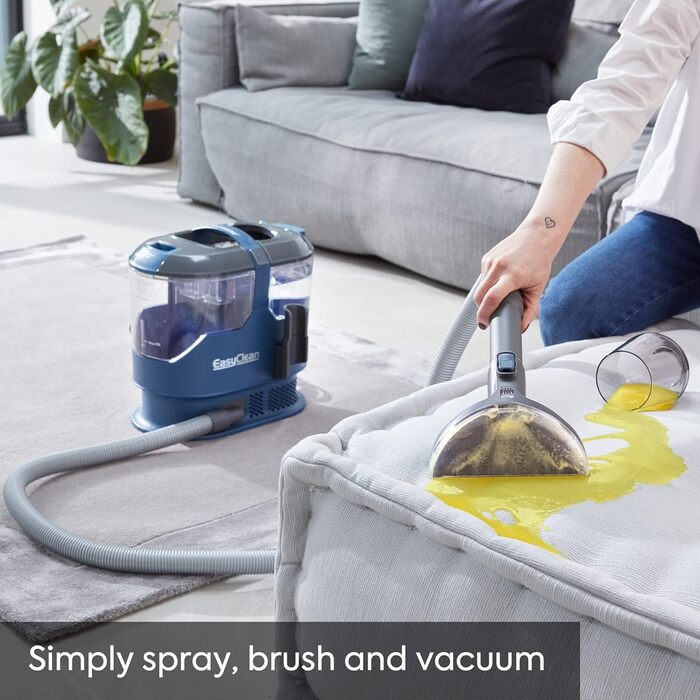 Вакум-мийка Vacmaster SCA0801 для килимів, диванів, оббивки та авто | Потужний пилосос з водонепроникністю та силою всмоктування 17000Pa