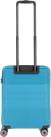 Дорожній жорсткий чемодан Travelite WAAL з 4 колесами, 55 см, 36 л, бірюзовий, ручна поклажа з TSA-замком, екологічна підкладка