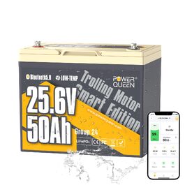 Літієвий акумулятор LiFePO4 Power Queen 12V 100Ah для кемперів та будинків на колесах