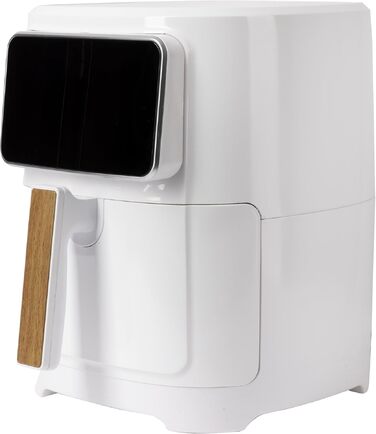 Аерофритюрниця Bergner Naturally 6.9L 1800W з керамічним покриттям, 8 програм, без PFAS, біла