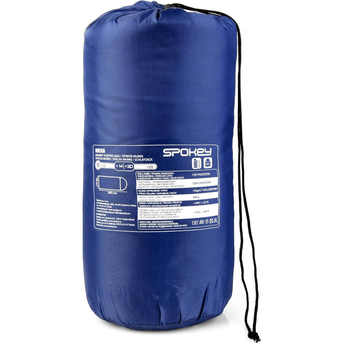 Літній спальник SPOKEY Monsoon 220x75 см, поліестер, 900 г, температура +14°C...+20°C