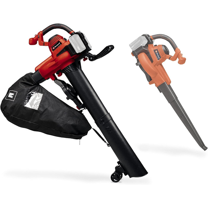 Акумуляторний лістозбір Einhell GE-CL 36/230 Li E-Solo Power X-Change (18V, функція збору та видування, турбо-режим, з насадкою для збору та видування, без акумулятора та зарядного пристрою)