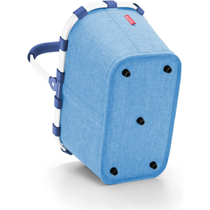Кошик для покупок reisenthel carrybag twist azure, водостійкий, зручна внутрішня кишеня, великий об’єм, елегантний дизайн