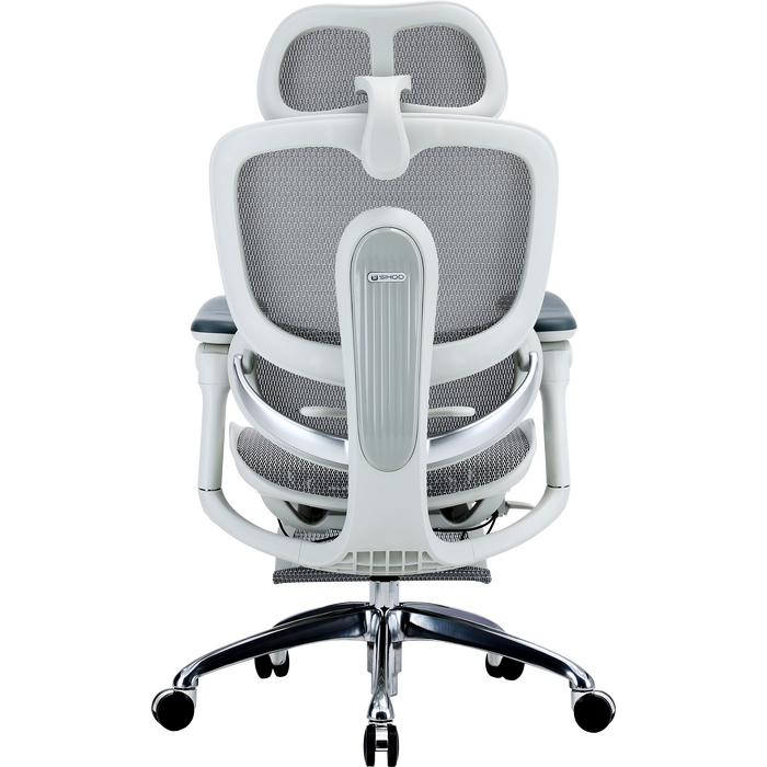 Крісло офісне Sihoo C300 PRO V2 White з підставкою для ніг