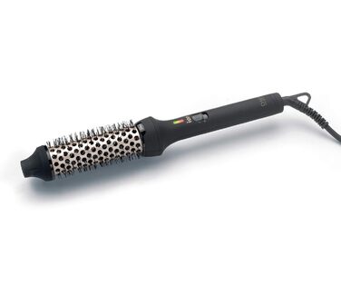Керамічна гаряча щітка для укладання волосся Diva Pro Styling 30 мм, чорна, для об'єму, локонів та хвиль, PRO314