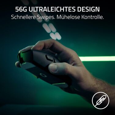 Ігрова бездротова миша Razer DeathAdder V4 Pro — ергономічна, ультралегка (55г), 26K DPI, HyperSpeed, чорна