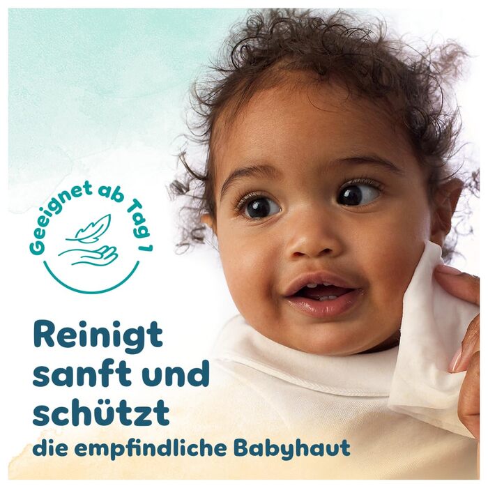 Дитячі вологі серветки Pampers Harmonie Protect & Care з календулою, 396 шт (9 упаковок по 44 шт)