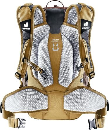 Жіночий велосипедний рюкзак Deuter Attack 18 SL з протектором, колір Raisin-almond, 18 л