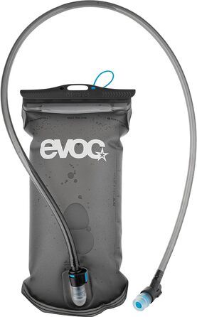 Гідраційна система EVOC 1,5 л для рюкзака, водний резервуар з мундштуком, карбон сірий, 15x32 см
