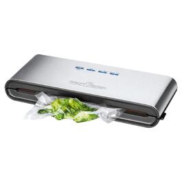 ProfiCook PC-VK 1080 Вакуумний пакувальник з 18 пакетами для Sous Vide та вакуумного приготування, нержавіюча сталь