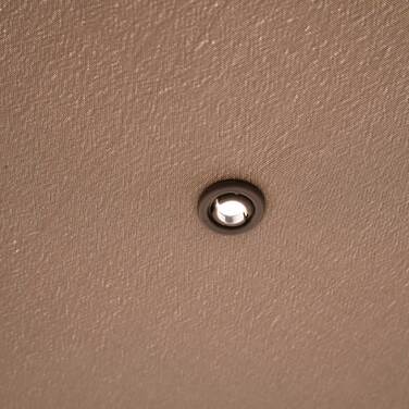 Сонячна альтанка Патіо Дах з люком Сад Alu Charcoal Grey+Coffee Brown 3x3x2.23 м