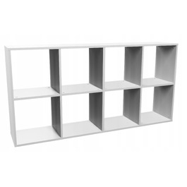 Стелаж TopEshop 147 см x 75 см x 30 см, білий