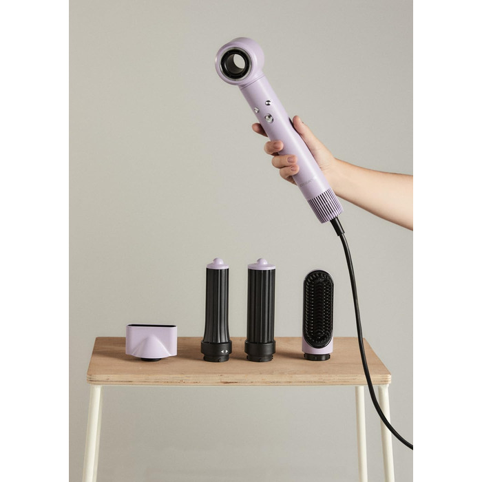 Фен-щітка CREATE/ION STYLER PRO 5-в-1, іонізуючий, 1300 Вт, щітка для укладки, безщітковий мотор, 3 швидкості, 3 температури, холодне повітря, кейс, лаванда