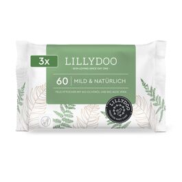 Дитячі вологі серветки LILLYDOO Mild & Natürlich, гіпоалергенні, 600 шт (3 упаковки по 200 шт)