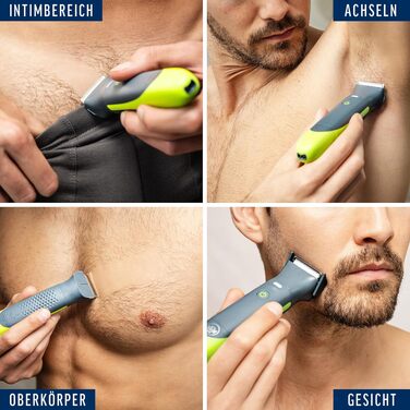 Veet Men Intimate Trimmer – Триммер для інтимної зони чоловічий, водонепроникний, для тіла та обличчя