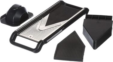 WMF Top Tools Овочерізка Cromargan Edelstahl 37x12.5 см з контейнером та захистом пальців