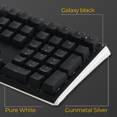 Механічна клавіатура Ducky One 3 Cherry MX Blue RGB Black UA