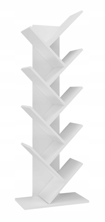 Стелаж Songmics, білий (50 x 141,5 x 25 см)
