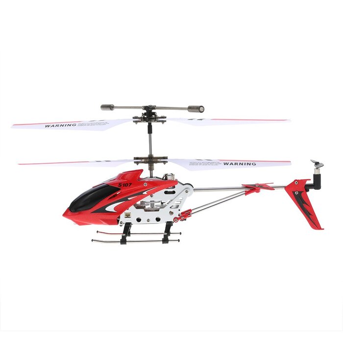 Радіокерований вертоліт Syma S107G 3-канальний інфрачервоний з гіроскопом, червоний