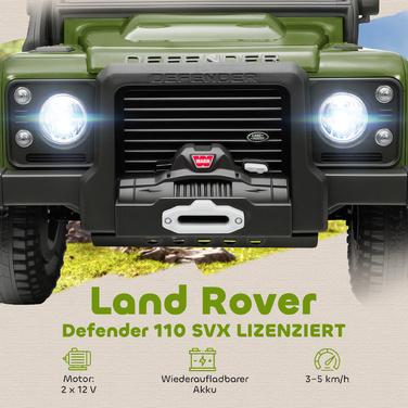 Електромобіль для дітей, 12V, з пульт дистанційного керування, музичною панеллю, звуком клаксона, світлодіодними фарами, колір - зелений