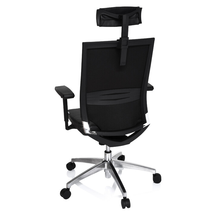 Офісне крісло / Крісло керівника PORTO MAX HIGH Leather Black HJH OFFICE
