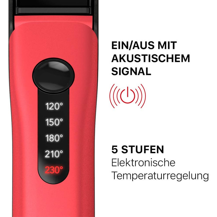 Випрямляч для волосся Swiss’X Pulsecare 101.20/I з іонізацією, електронним регулюванням температури та швидким нагрівом. Швейцарія