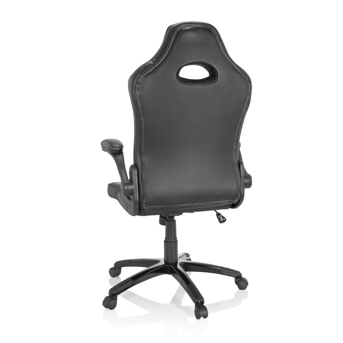 Офісне крісло / крісло керівника GAME SPORT B імітація шкіри чорний HJH OFFICE