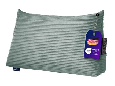 Подушка для спини та читання Traumnacht Cozy 70x40 см, знімний чохол з 100% поліестеру, бічне відділення, сертифікат Öko-Tex, німецька якість (Бірюзовий)