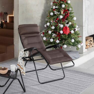 Крісло-релаксатор Lafuma Mobilier Zero Gravity з AirComfort® (чорний) - 5 років гарантії