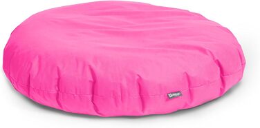 Сидячий мішок BuBiBag M-XXL 2-в-1 з наповнювачем, пуф, крісло-мішок, 100 см, рожевий