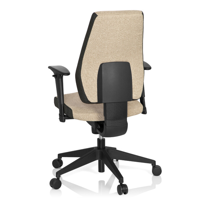 Офісне крісло / поворотне крісло PRO-TEC 500 Тканина темно-сірий/бежевий hjh OFFICE