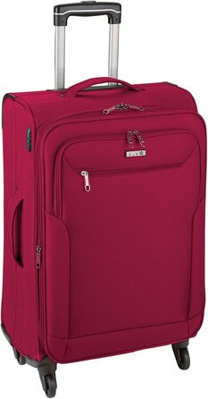 Валіза D & N Travel Line 6804, 76 см, темно-червона