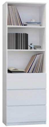 Стелаж Framire, 60 x 180 x 30 см, білий
