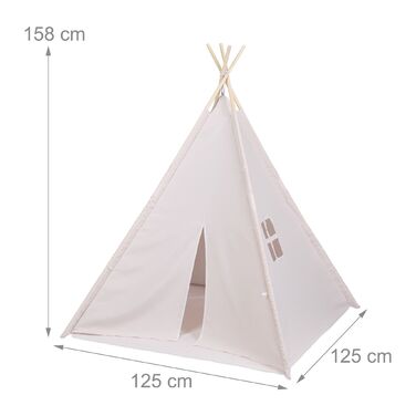 Палатка-намет Relaxdays Tipi з килимком