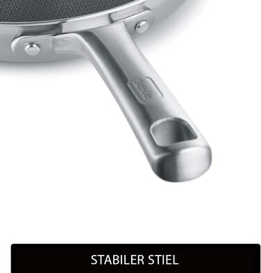Wok Berndes Tricion Resist 26 см з кришкою, 3,4 л, антипригарний, для всіх плит, індукція