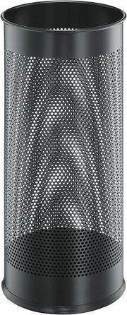 Міцна металева підставка для парасольок Durable, 28,5 л, чорна