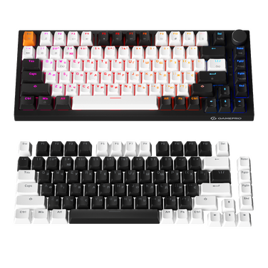 Дротова механічна клавіатура GamePro MK160 V2 Warden QLAB Sakura Black (MK160-V2-B-QS)