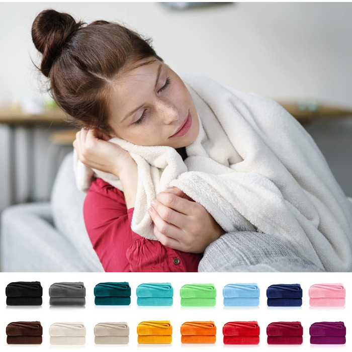 Плед флісовий Heimtexland Super Soft XXL 220x240 см, фланель, теплий, без ворсу, сертифікат OEKO-TEX, темно-петрольний смарагдовий