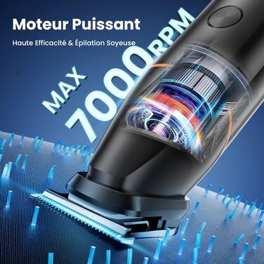 MAXGROOM 4-в-1 Триммер для інтимної зони чоловічий, водонепроникний, з Type-C зарядкою, для тіла, бороди, обличчя, пахв та мошонки коричневого кольору