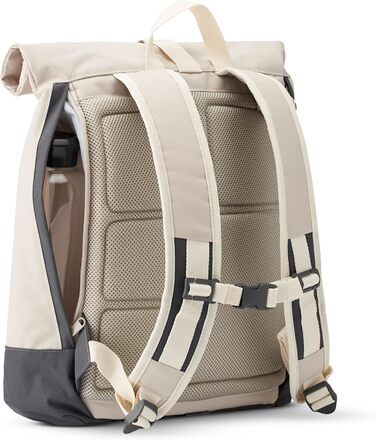 Рюкзак LARKSON Rolltop ALVA для жінок і чоловіків, водостійкий, для ноутбука, університету, бізнесу і подорожей, з переробленого PET, колір пісочний