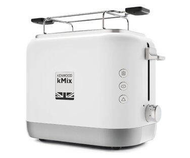 Тостер Kenwood kMix TCX751WH - 2 відділення, 900 Вт, Білий - Електричний тостер для дому