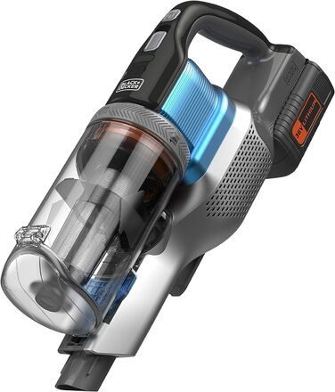 Бездротовий пилосос BLACK+DECKER 4-в-1 36В, 2.0А·год, електрощітка, ручний та вертикальний, безмішковий, з насадкою 2-в-1, акумулятором, зарядним та кріпленням, модель 2019